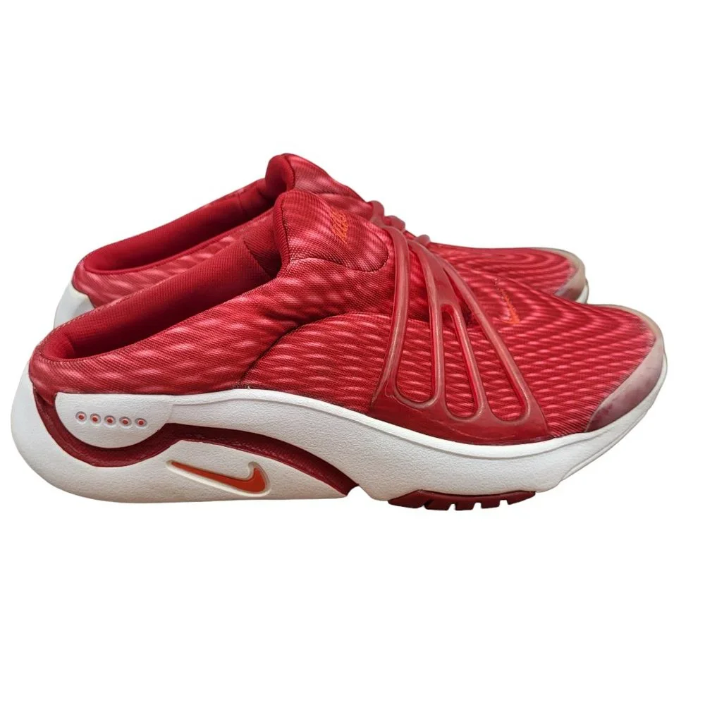 Vintage Nike Air Trainer Escape Mule Shoes Womens 7.5 Red 302889-661 Deadstock